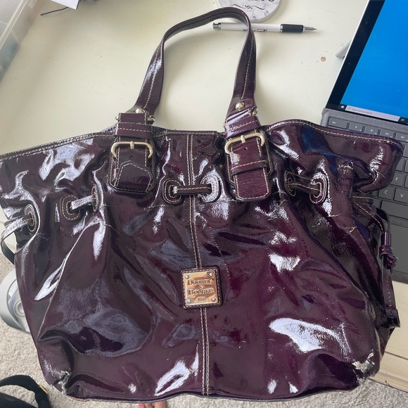 Dooney & Bourke Bags Dooney And Bourke Patent Leather Plum Colored